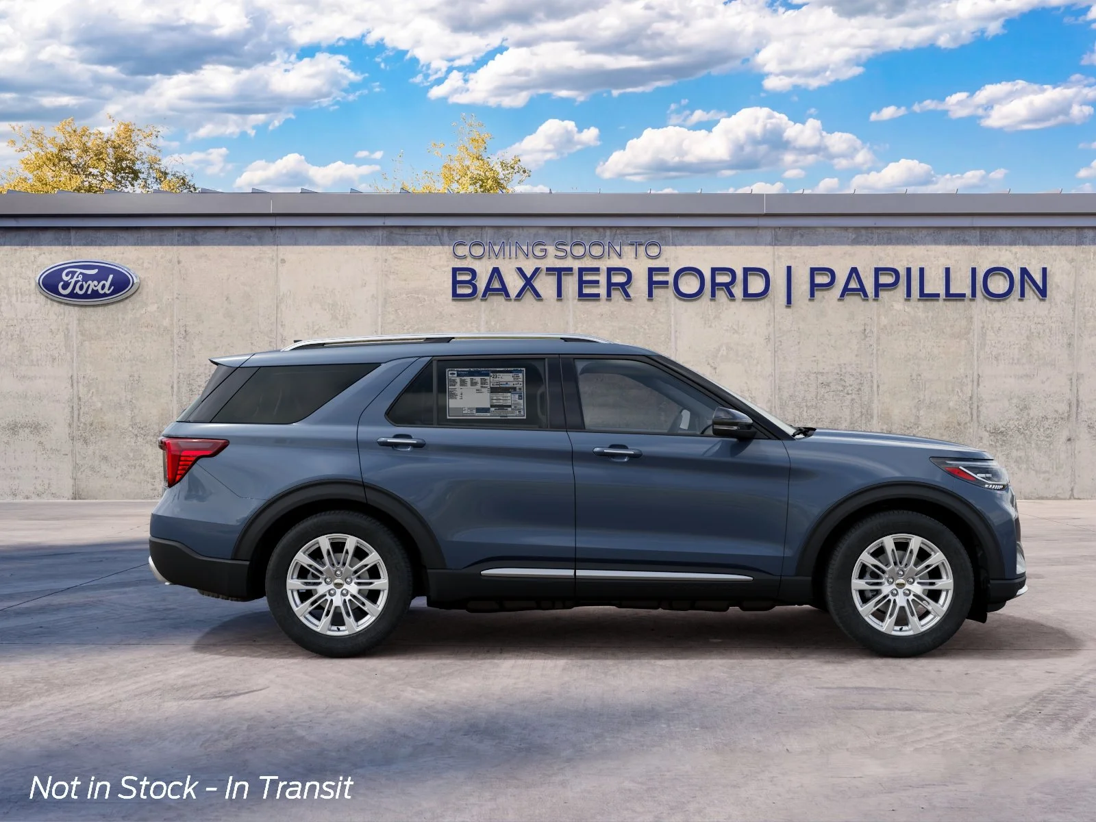 New 2027 Vapor Blue Metallic Ford Platinum image 46