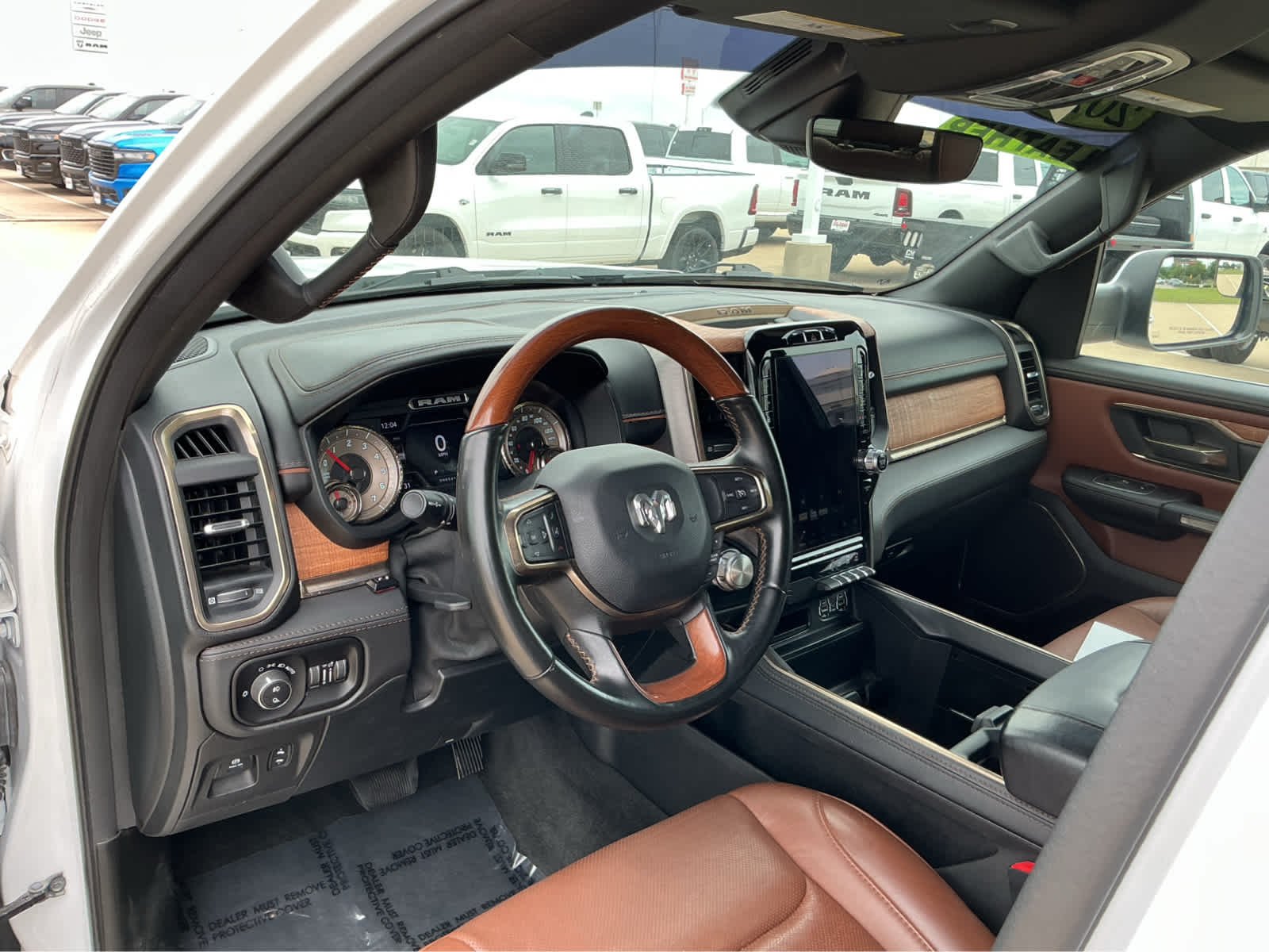 Used 2022 Bright White Clearcoat Ram Longhorn image 15