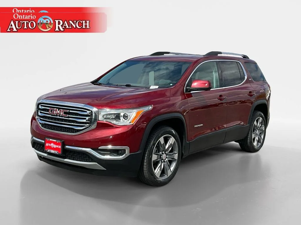 Used 2018 Crimson Red Tintcoat GMC SLT image 7
