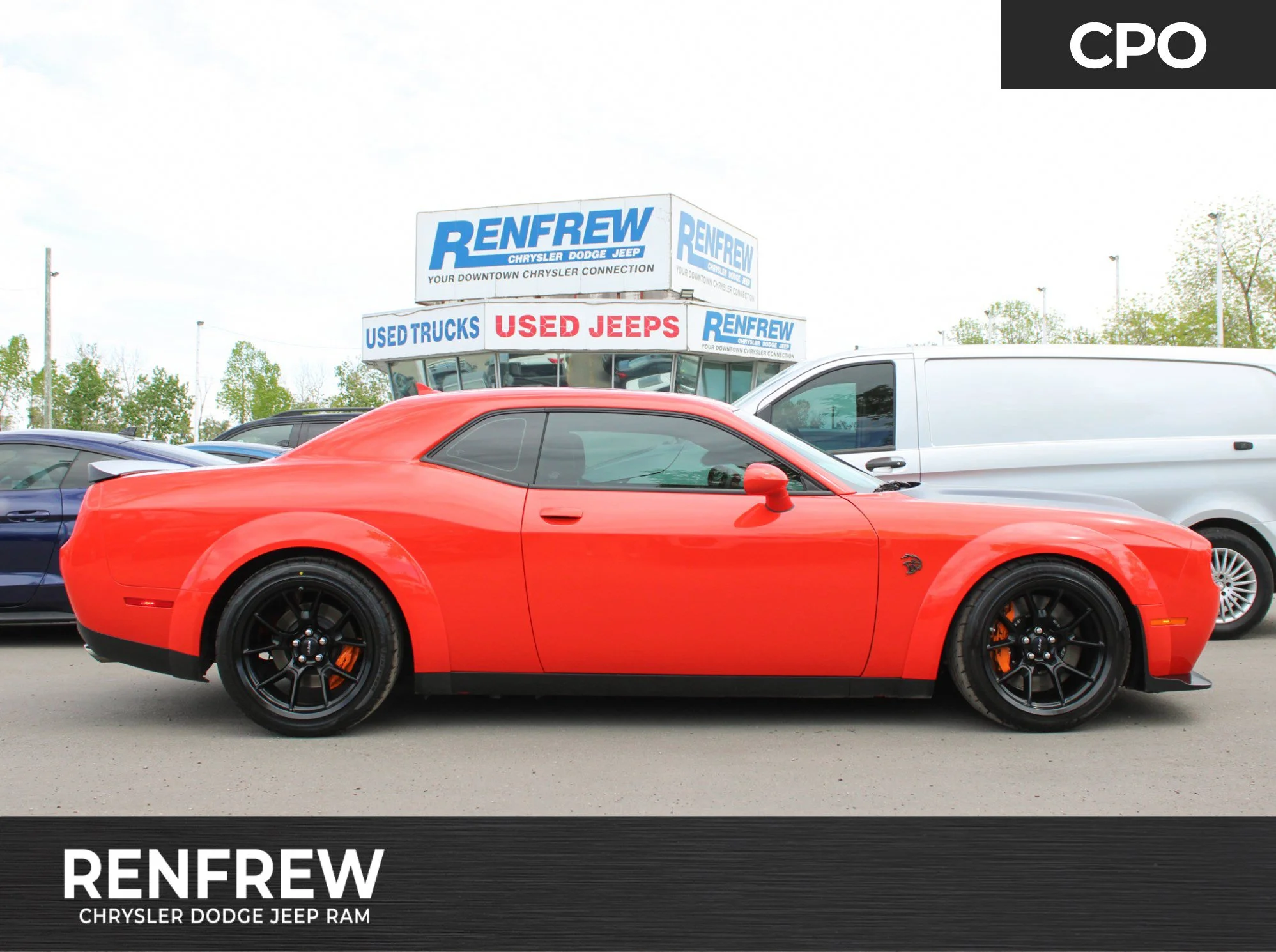 Certified Used 2021 go mango Dodge SRT Hellcat Redeye Widebody * No Accidents | 797 HP | Supercharged V8 | Laguna Leather image 1