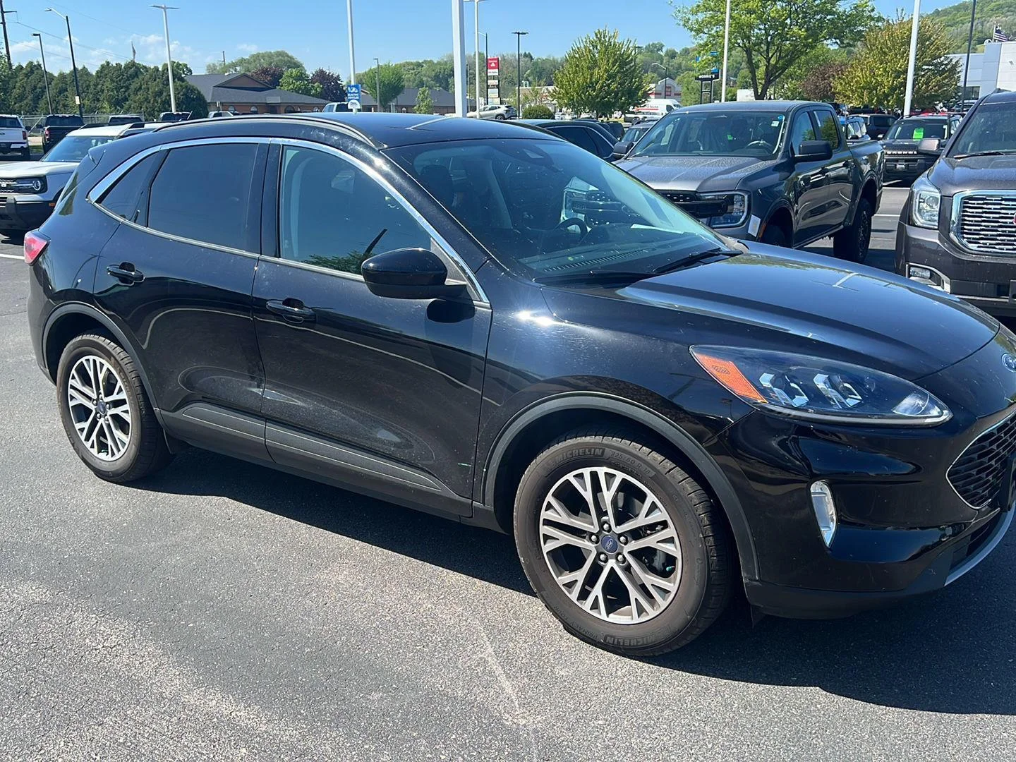 Used 2021 Ford Escape SEL with VIN 1FMCU9H64MUB05830 for sale in Winona, Minnesota
