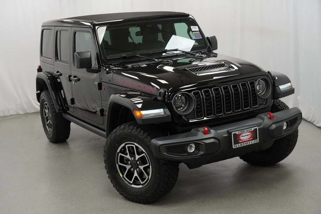 New 2026 Black Clear-Coat Exterior Paint Jeep Rubicon image 8