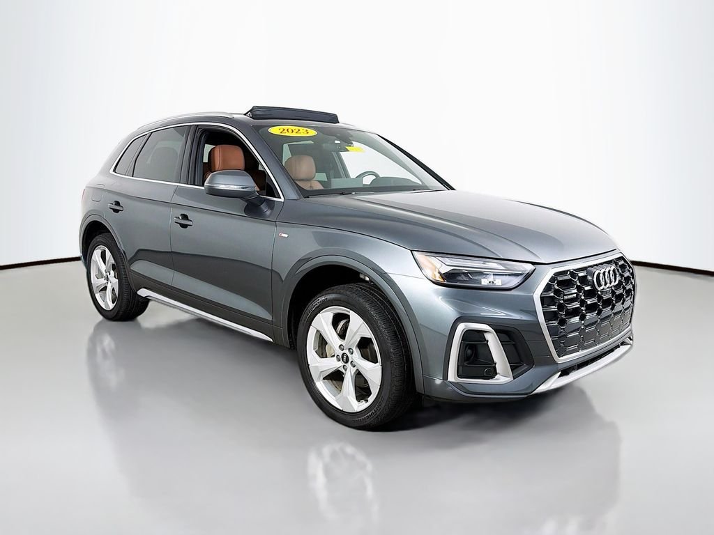 Used 2023 Daytona Gray Pearl Effect Audi S line Premium Plus image 1