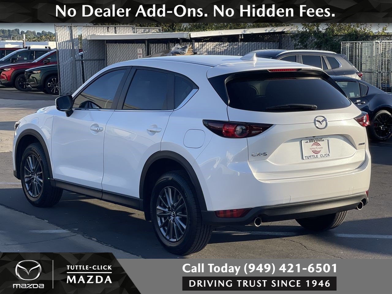 Used 2020 Snowflake White Pearl Mica Mazda Touring image 4