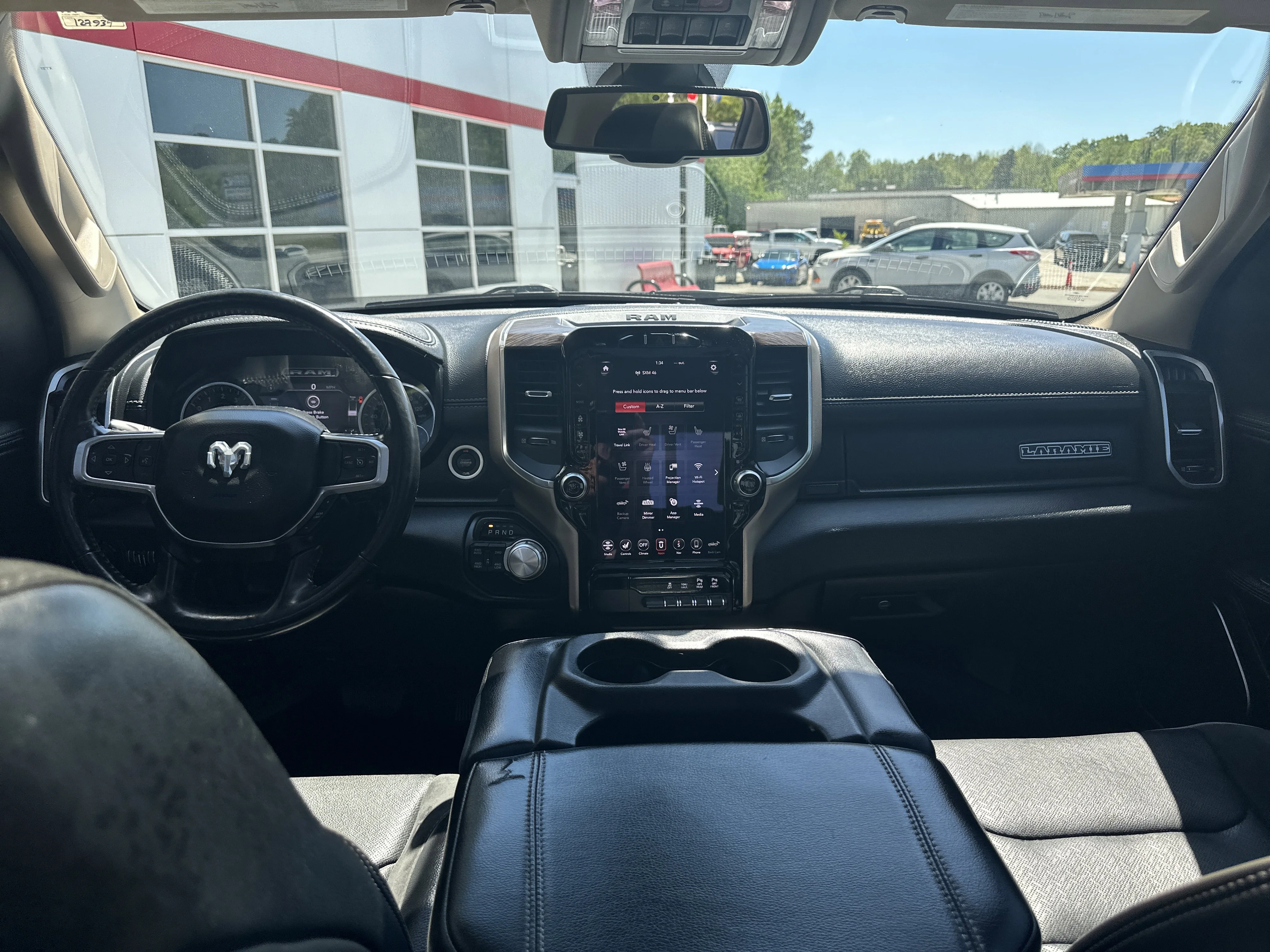 Used 2020 Diamond Black Crystal Pearlcoat Ram Laramie image 19