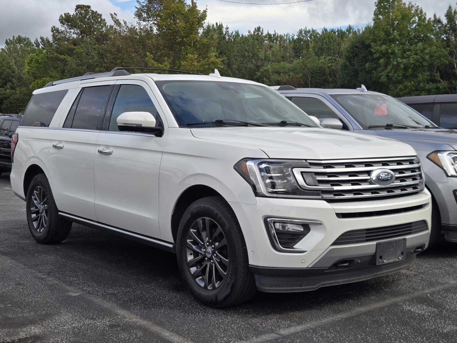 Used 2021 White Metallic Ford Limited image 3