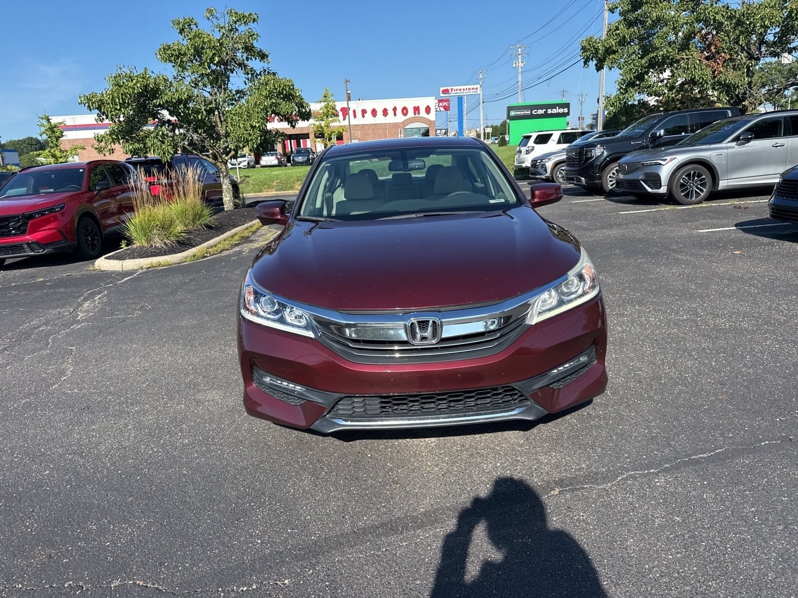 Used 2016 Basque Red Pearl II Honda EX-L image 12