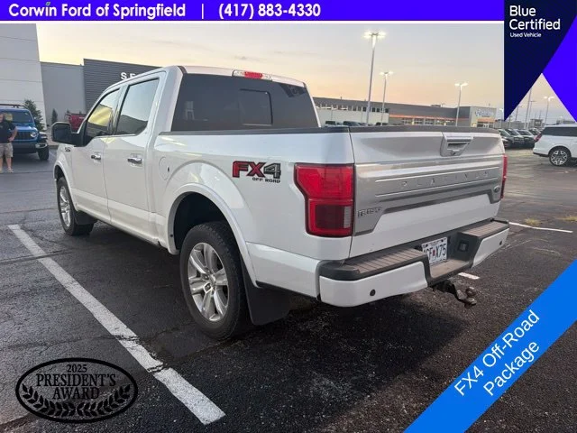Used 2019 White Platinum Clearcoat Metallic Ford Platinum image 9