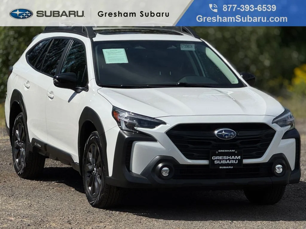 Used 2025 Crystal White Pearl Subaru Onyx Edition XT image 1