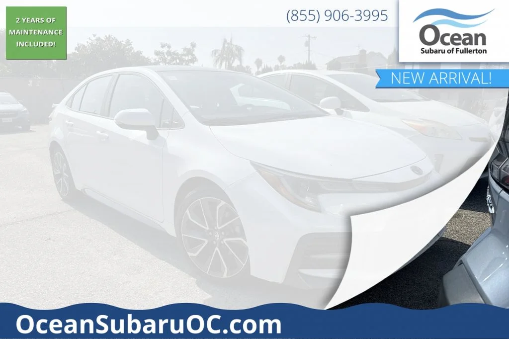 Used 2022 White Toyota SE image 1