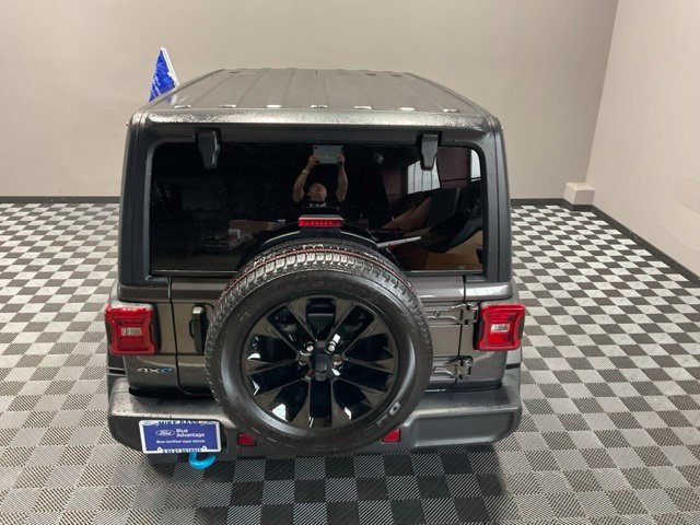 Certified Used 2022 Crystal Metallic Jeep Unlimited Sahara 4xe image 12