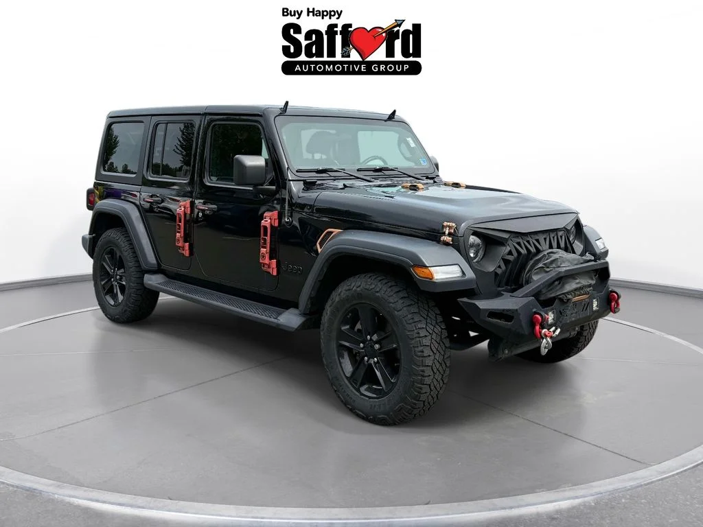 Used 2021 Black Jeep Unlimited Sport Altitude image 10