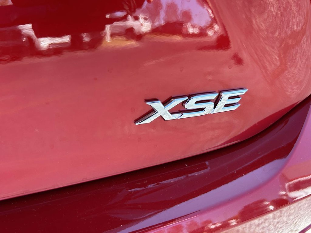 New 2027 Supersonic Red with Midnight Black Metallic roof Toyota XSE image 11