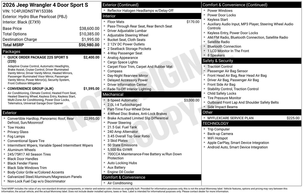 2026 Jeep Wrangler 4-Door Sport S - Photo 27