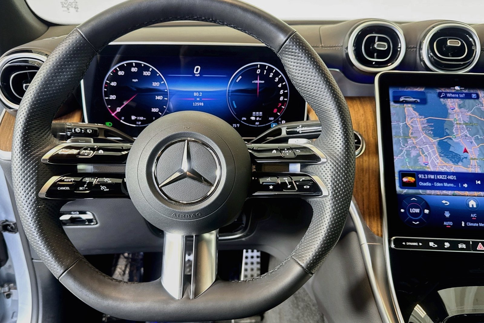 Certified Used 2025 Cirrus Silver Metallic Mercedes-Benz GLC 350e image 11