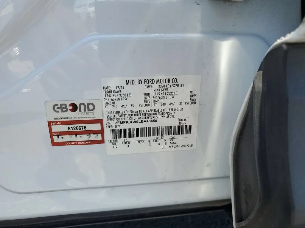 Used 2020 White Ford SE image 38