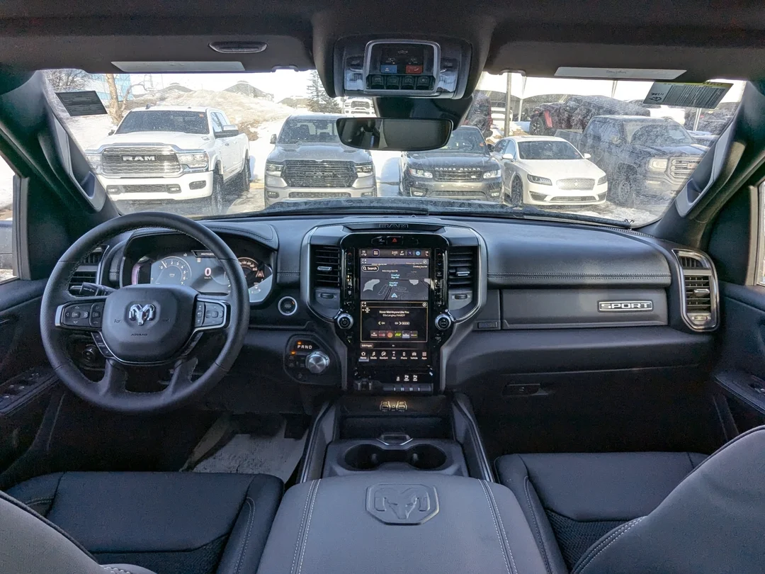 New 2026 White RAM Sport - - 64 Box - Panoramic Sunroof - Sport Performance Hood - Hurricane Turbo & More! image 26