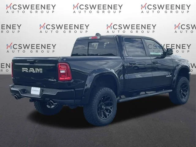 New 2025 Diamond Black Crystal Pearl-Coat Exterior Paint RAM Big Horn/Lone Star image 3