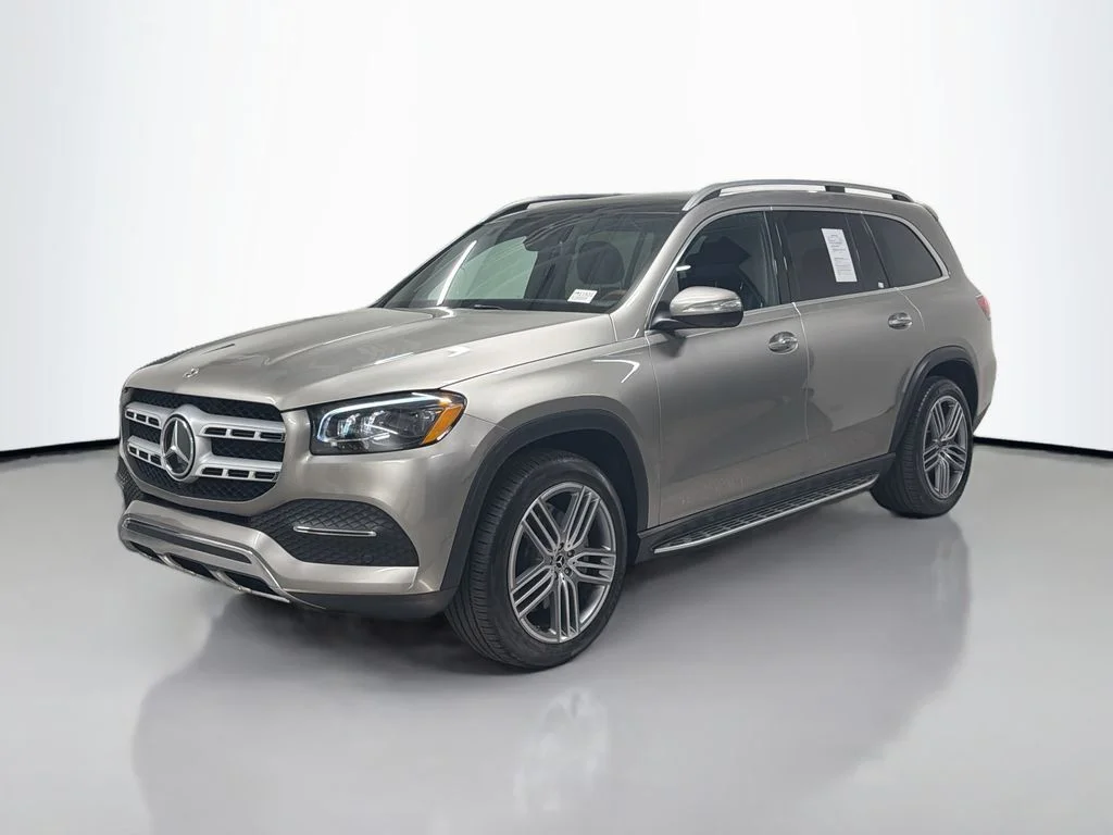 Used 2022 Mojave Silver Metallic Mercedes-Benz GLS 450 image 1