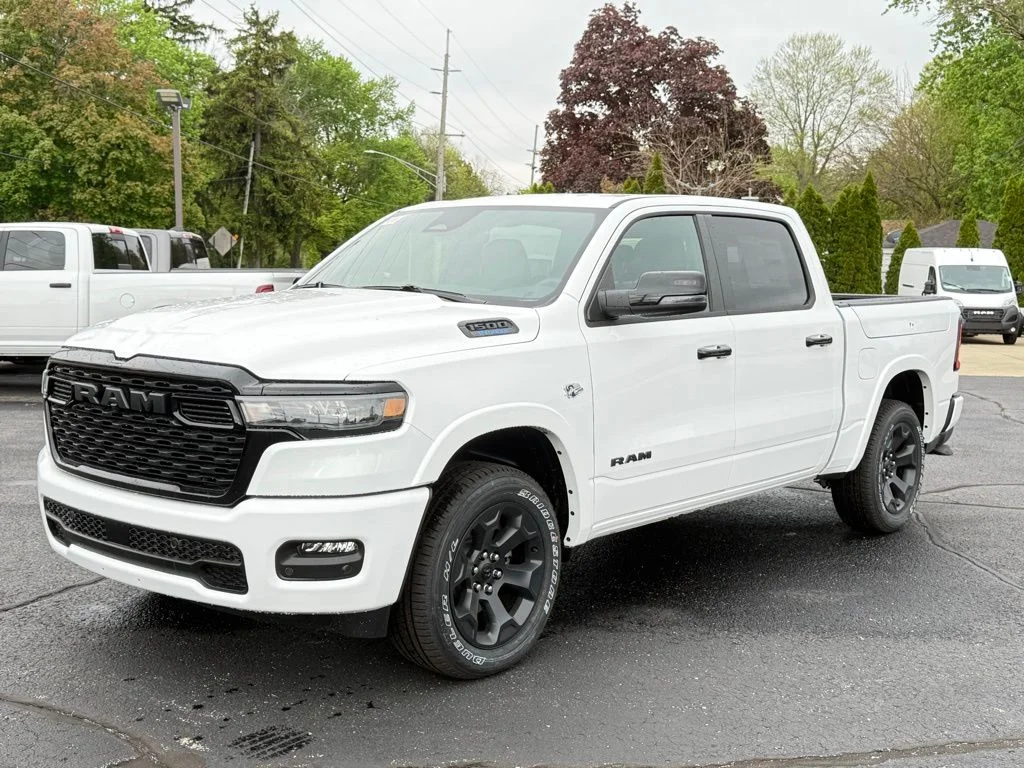 New 2026 Bright White Clear-Coat Exterior Paint RAM Big Horn/Lone Star image 3