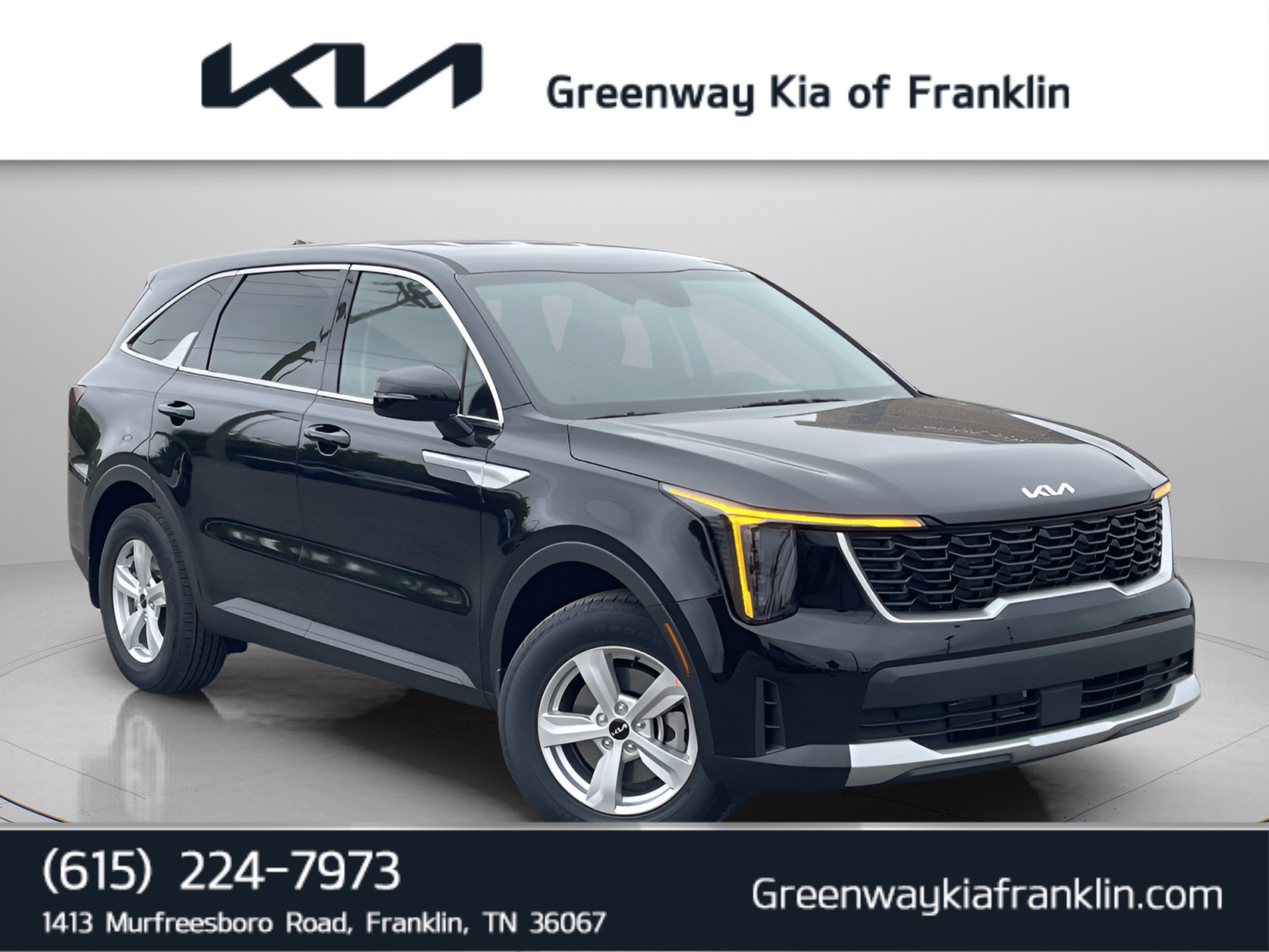 New 2026 Ebony Black Kia LX image 1