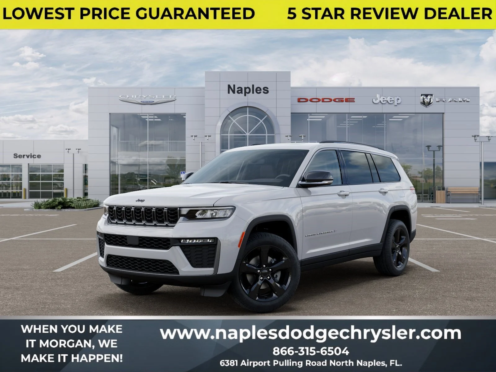New 2026 Bright White Clearcoat Jeep Limited image 1