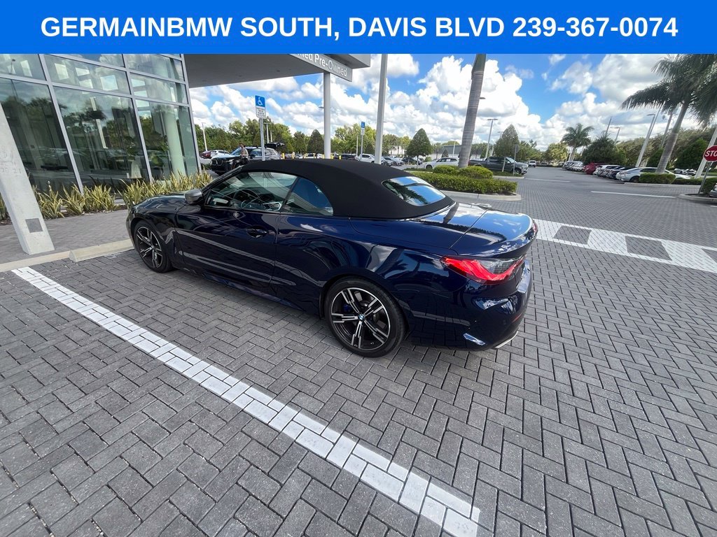 Certified Used 2023 Tanzanite Blue II Metallic BMW M440i image 4