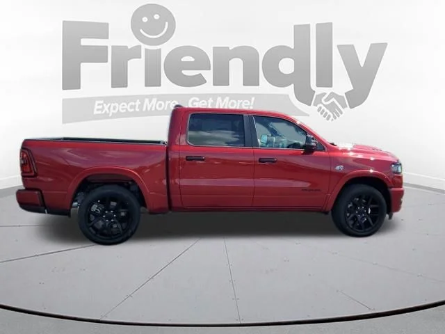 New 2026 Molten Red Pearl-Coat Exterior Paint RAM Laramie image 6