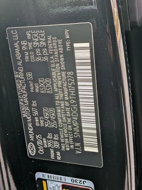 New 2026 Black Hyundai Limited image 36