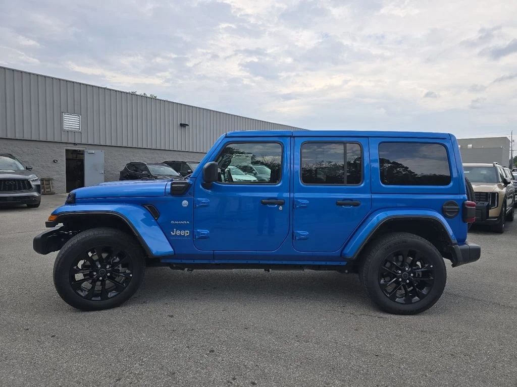 Used 2024 Blue Jeep Sahara 4xe image 13