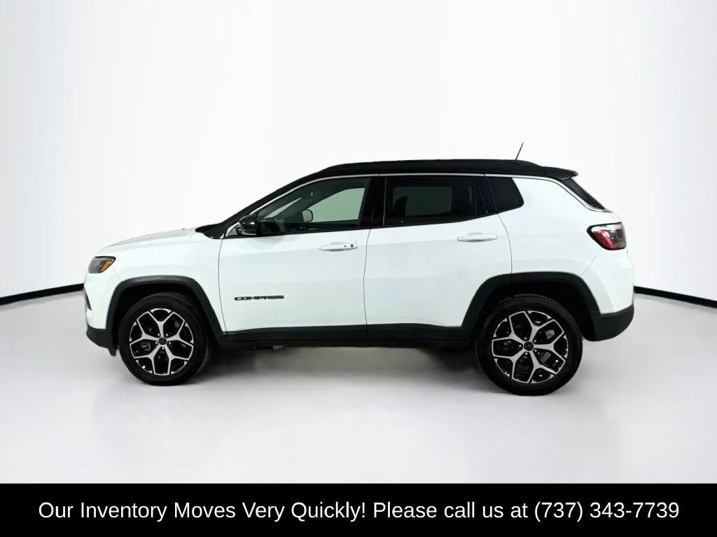 Used 2025 Bright White Clearcoat Jeep Limited image 4