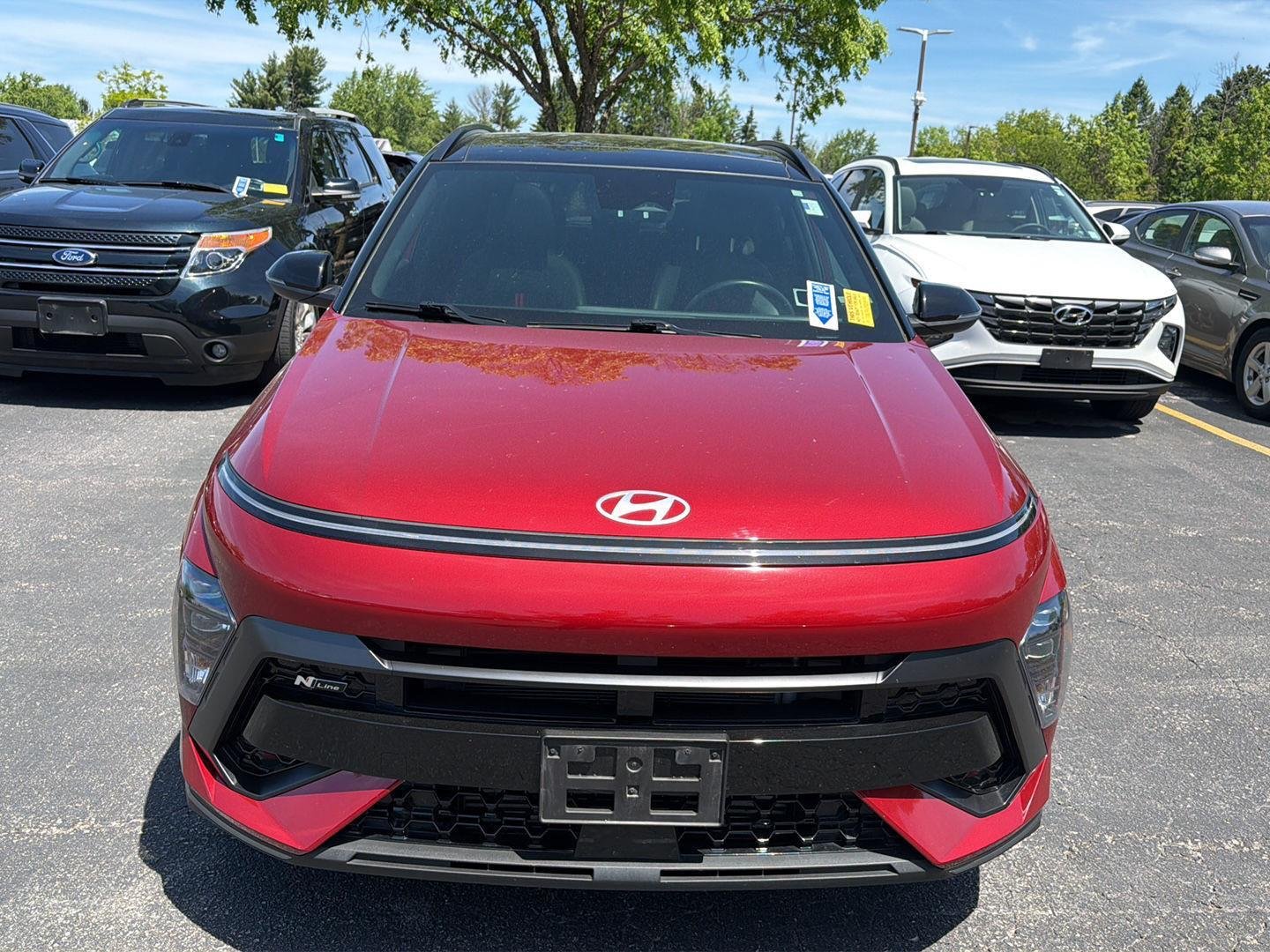 Used 2024 Ultimate Red Metallic w/Black Roof Hyundai N Line image 2