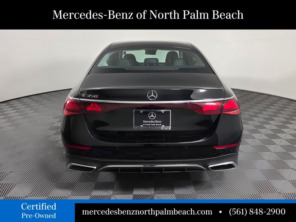 Certified Used 2025 Black Mercedes-Benz E 350 image 5