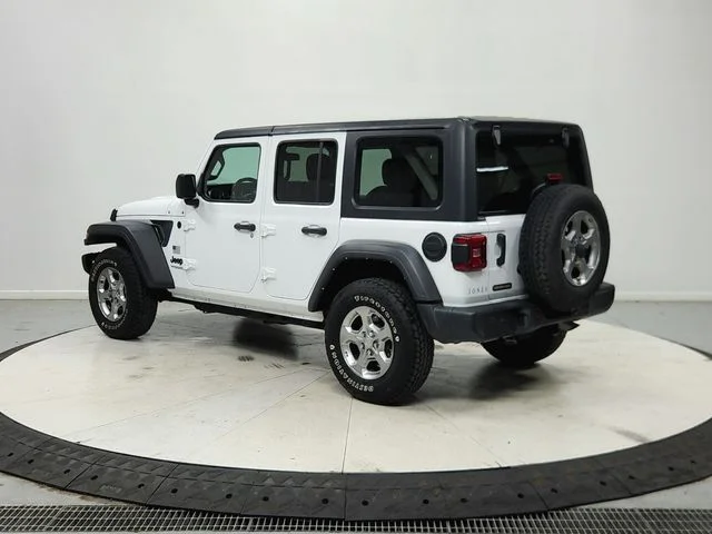 Used 2021 White Jeep Unlimited Sport image 6