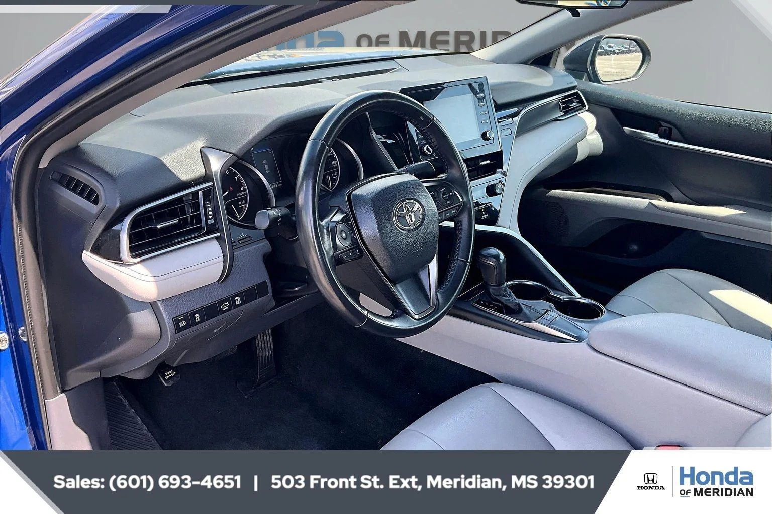 Used 2024 Reservoir Blue Toyota SE image 12