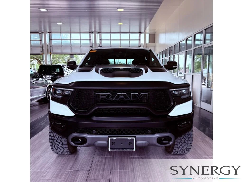 Used 2022 Bright White Clearcoat Ram TRX image 2