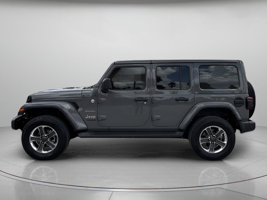 Used 2022 Sting-Gray Clearcoat Jeep Unlimited Sahara image 5