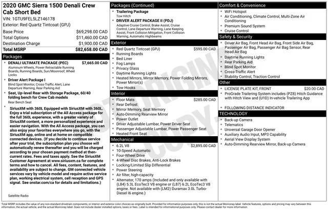 2020 GMC Sierra Denali 4WD Crew Cab Short Box's photo