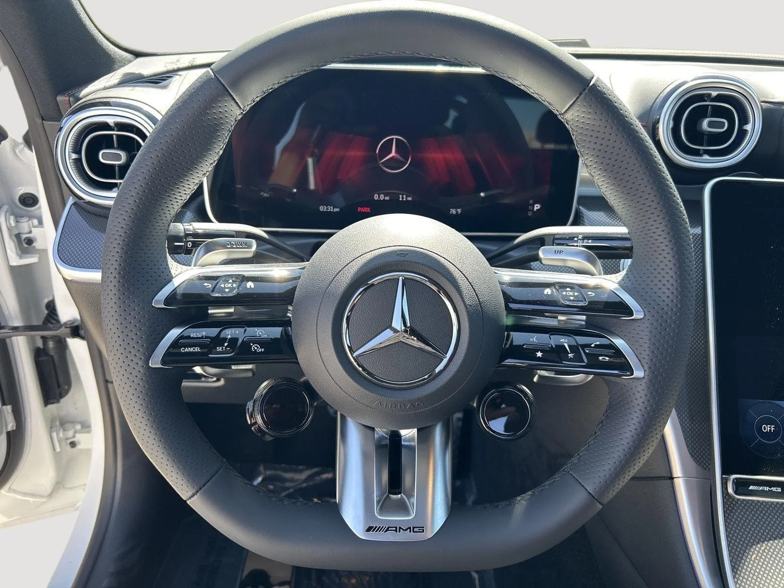 New 2026 Polar White Mercedes-Benz AMG® C 43 4MATIC® Sedan image 17