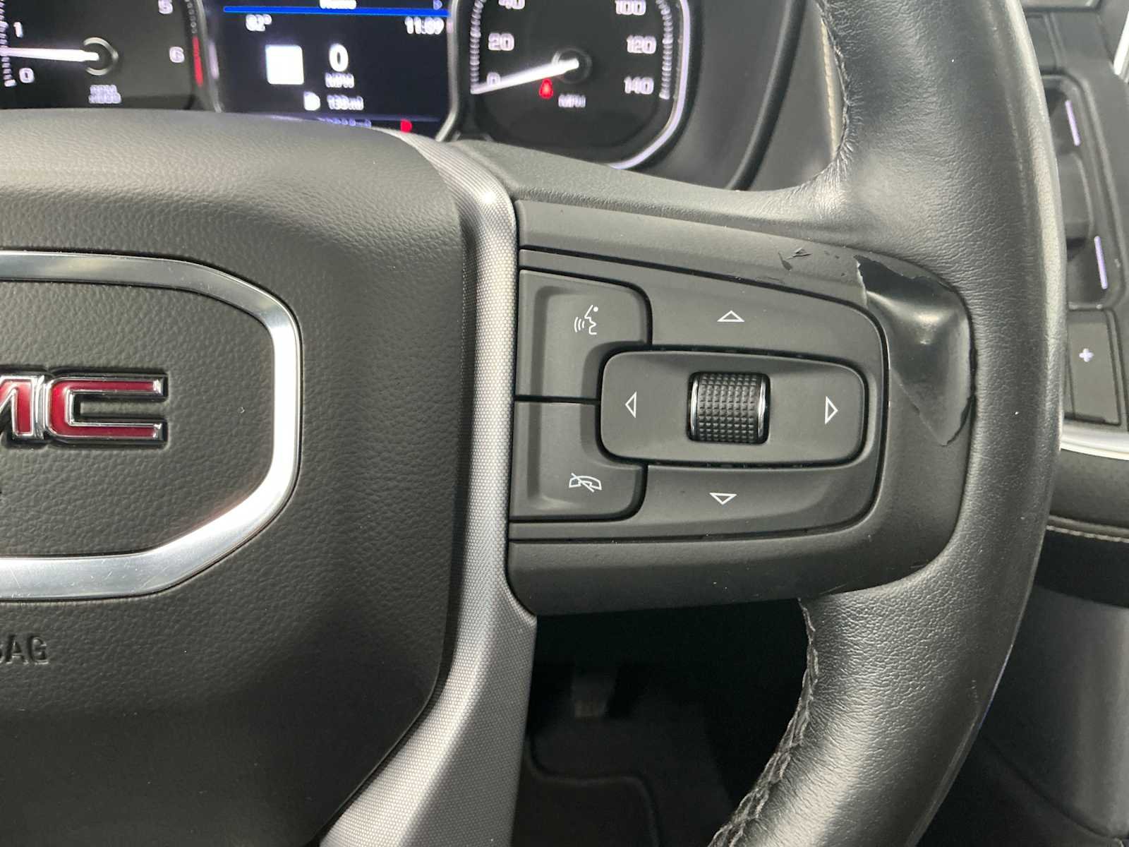 Used 2021 Midnight Blue Metallic GMC SLT image 21