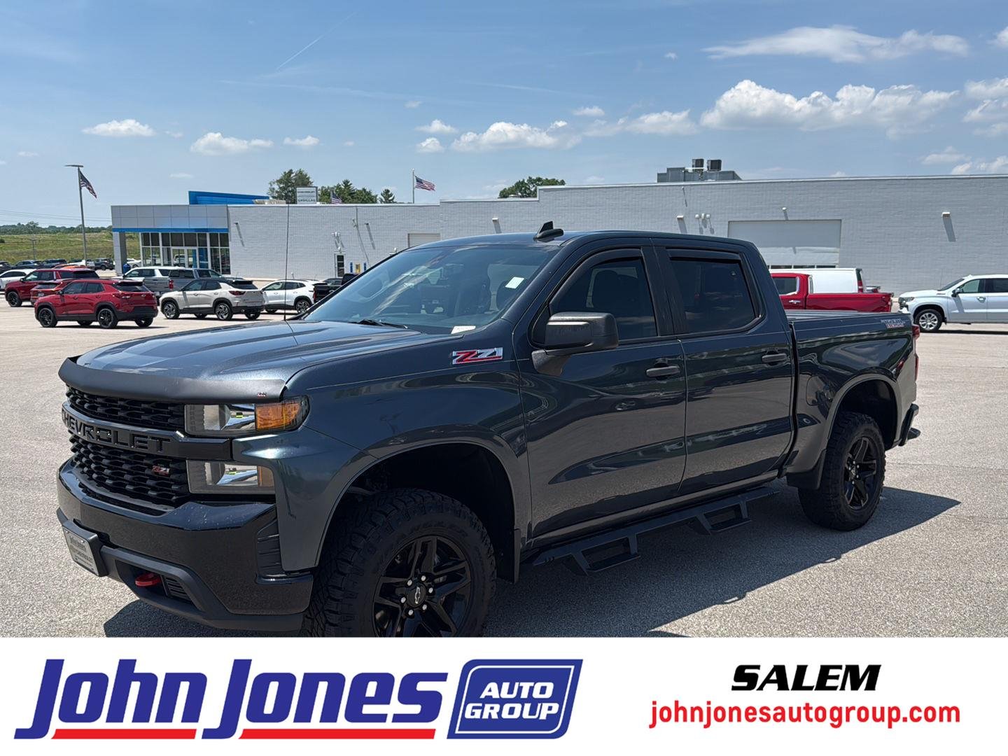 Used 2021 Shadow Grey Metallic Chevrolet Custom Trail Boss image 1