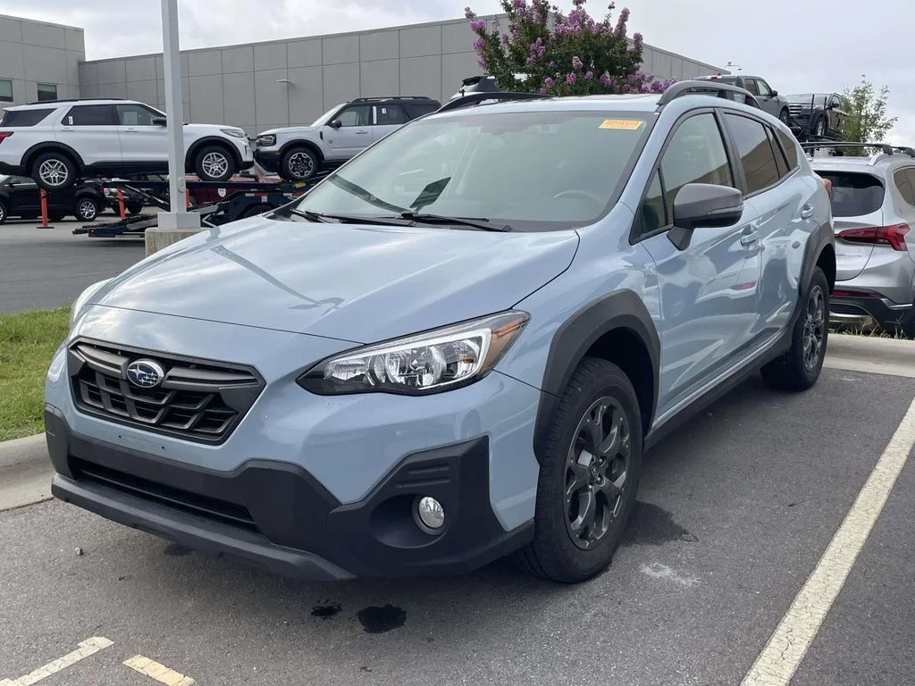 Used 2022 Cool Gray Khaki Subaru Sport image 2