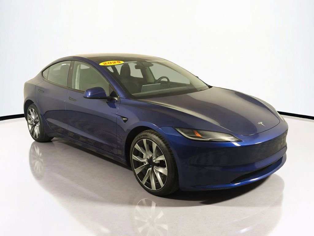 Used 2025 Tesla Model 3 Long Range with VIN 5YJ3E1EA3SF934308 for sale in Tampa, FL
