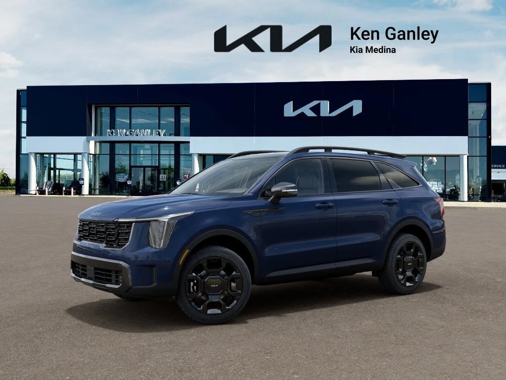 New 2026 Midnight Lake Blue Kia X-Line EX AWD image 3