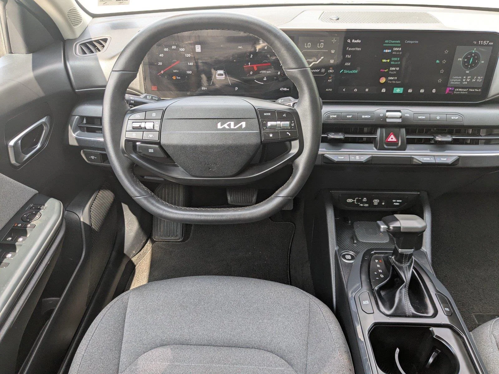 Used 2025 Aurora Black Pearl Kia EX image 14