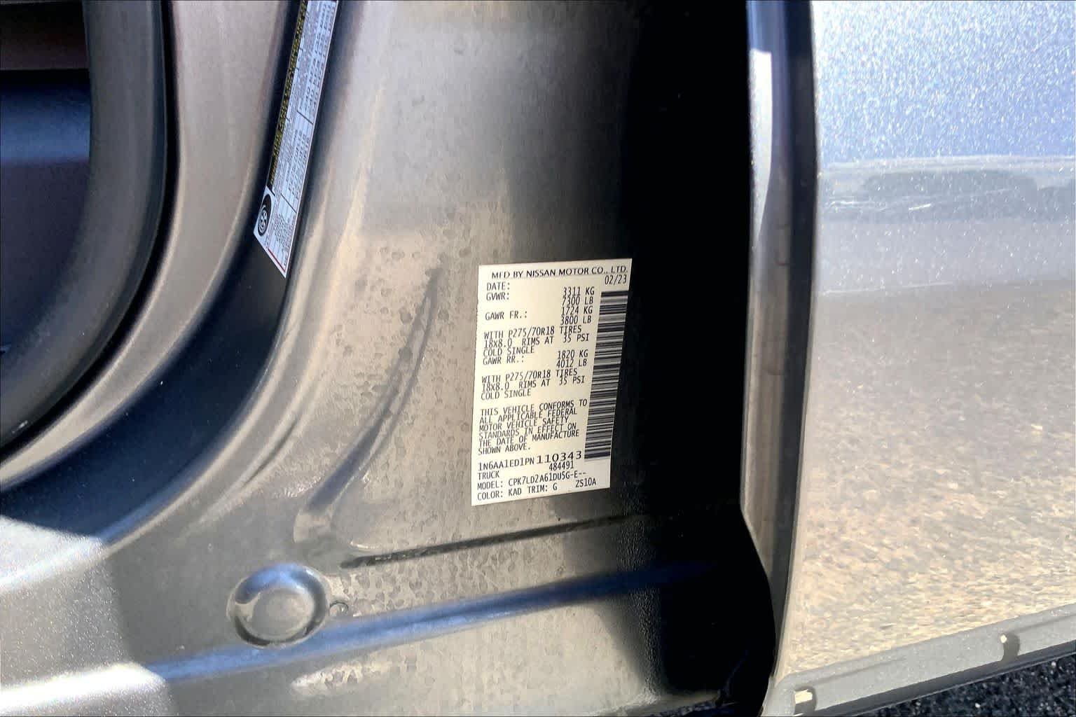 Used 2023 Gun Metallic Nissan PRO-4X image 29