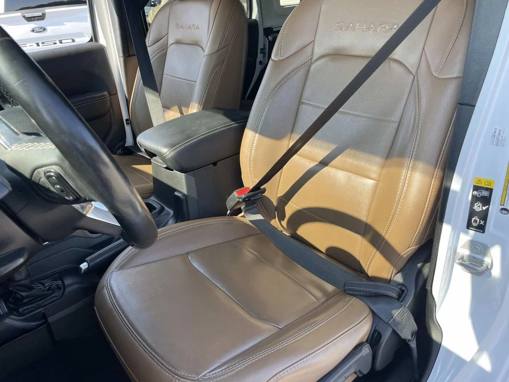 Used 2021 White Jeep Unlimited Sahara 4xe image 40