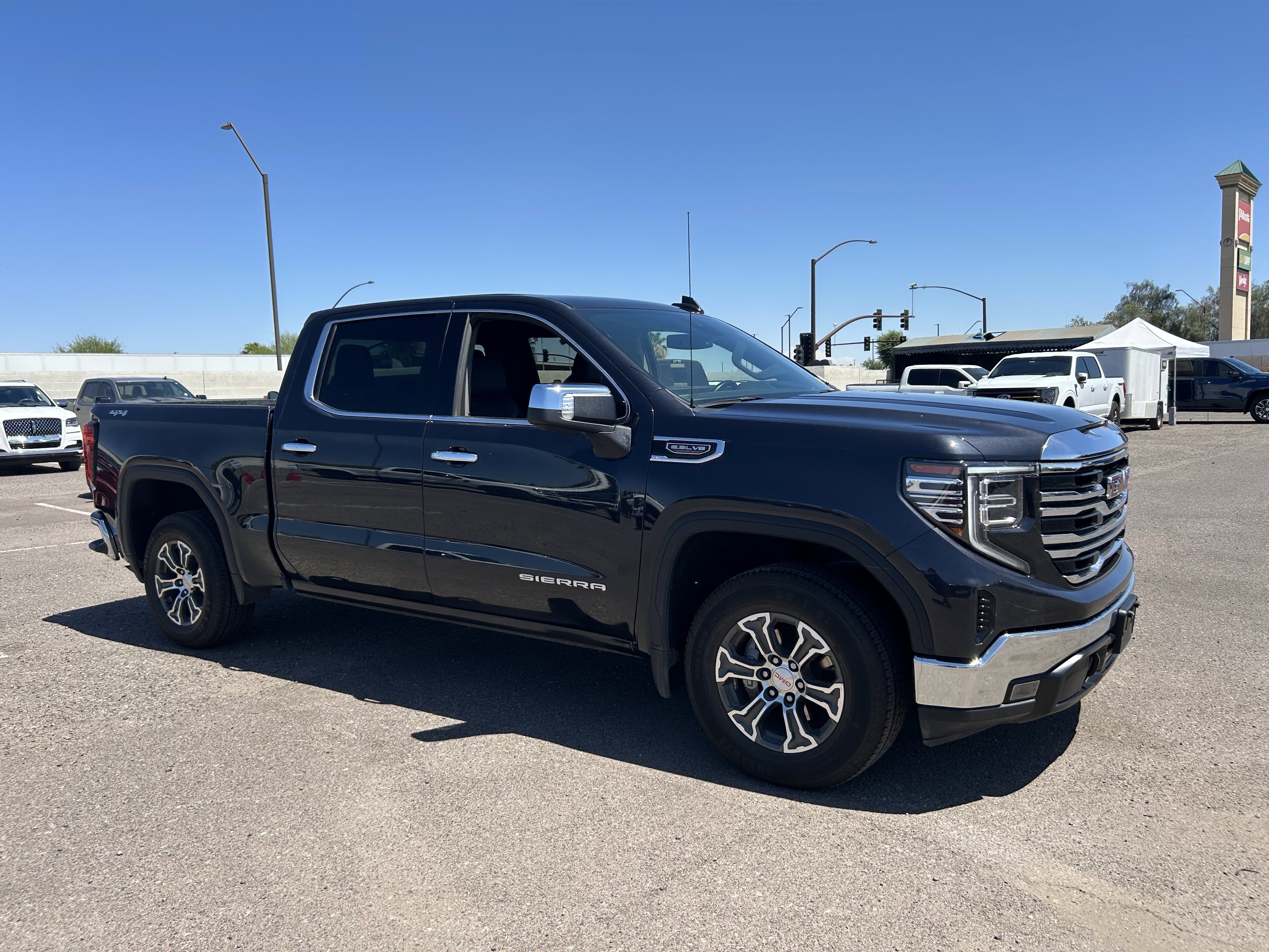 Used 2025 Titanium Rush Metallic GMC SLT image 6