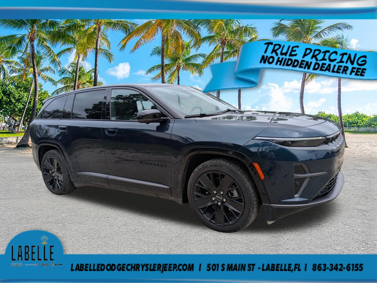 Used 2024 Jeep Wagoneer S Launch Edition with VIN 3C4RJNAK3RT178387 for sale in LaBelle, FL