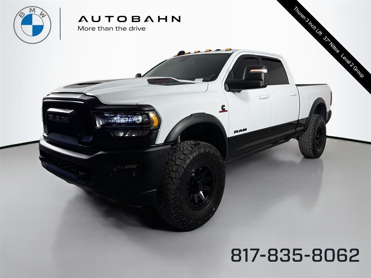 Used 2024 Bright White Clearcoat Ram Rebel image 1